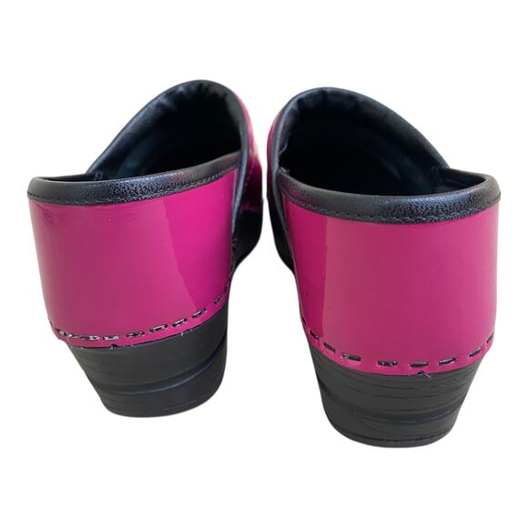 Sanita Professional Glossy Magenta Pink Patent Leather Nursing Work EU 35 US 4 - Picture 9 of 13